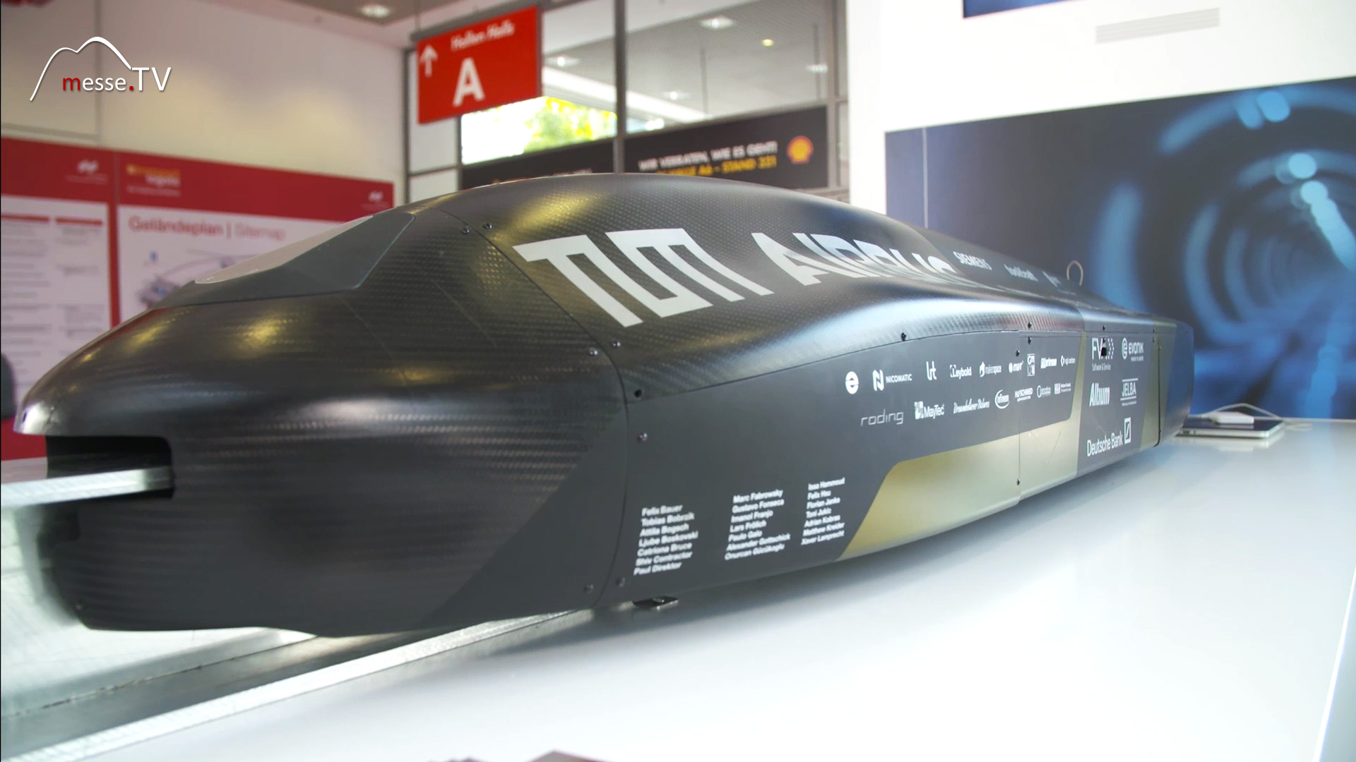 Hyperloop TUM transport logistic Munich Trade Fair