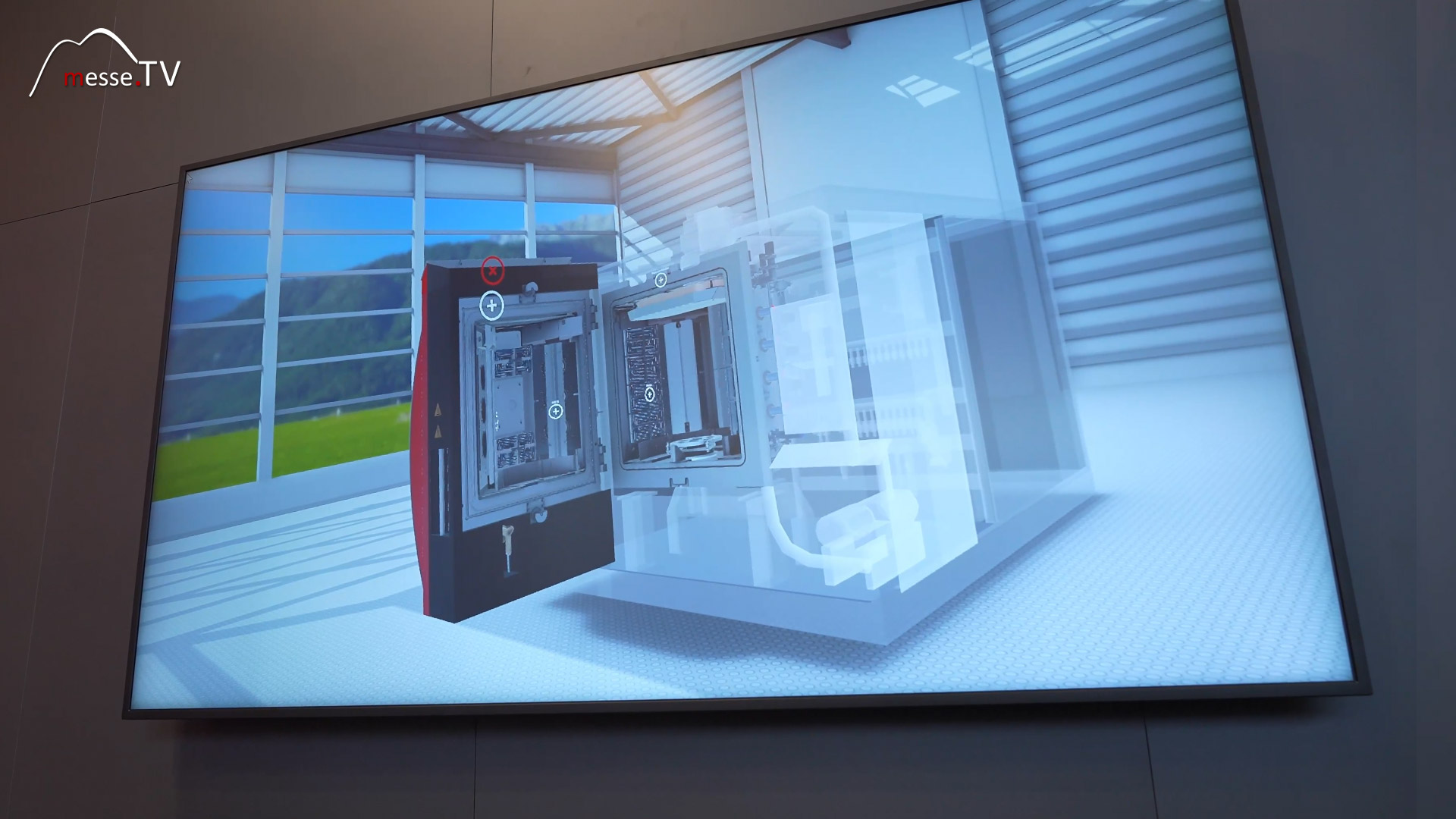 coating plant interior view oerlikon surface solutions virtual reality presentation amb 2024