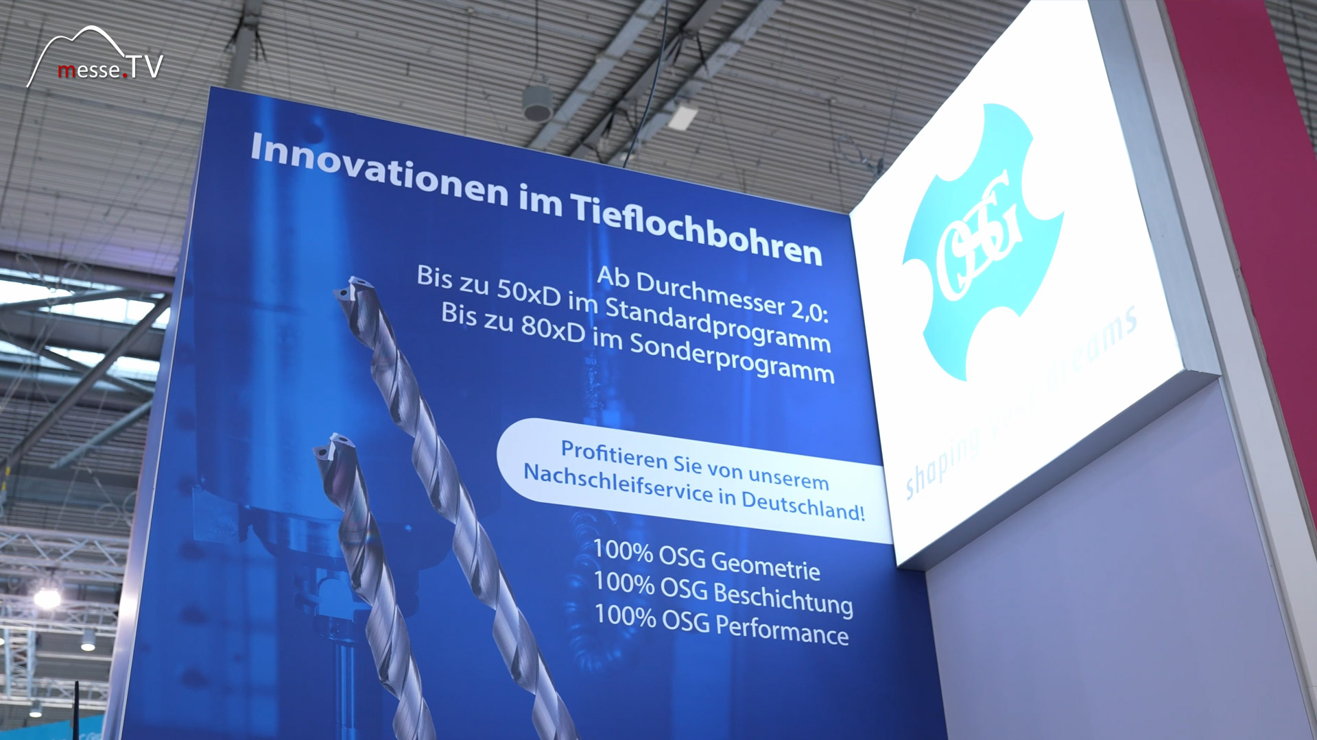 innovative shank tools twist drills osg exhibition amb stuttgart