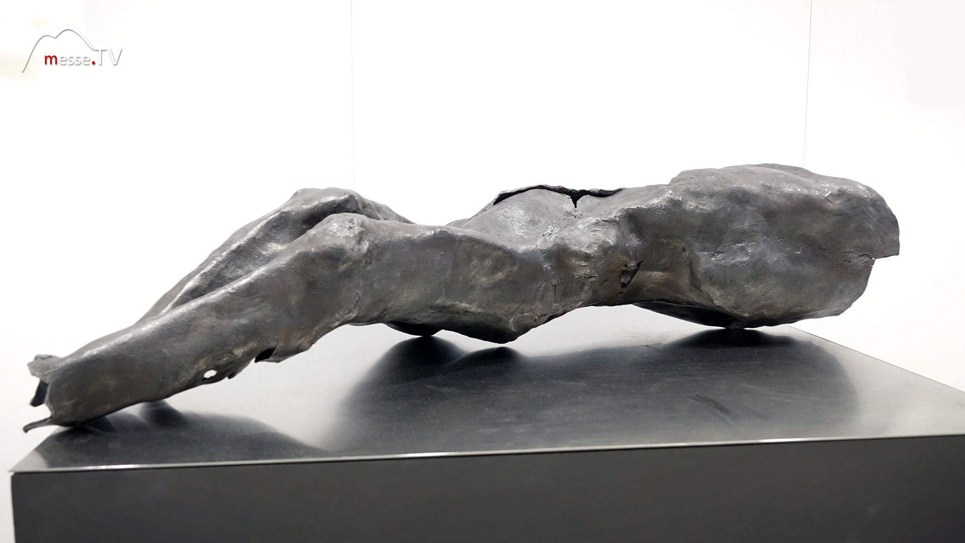 reclining torso anatomical iron sculpture artmuc