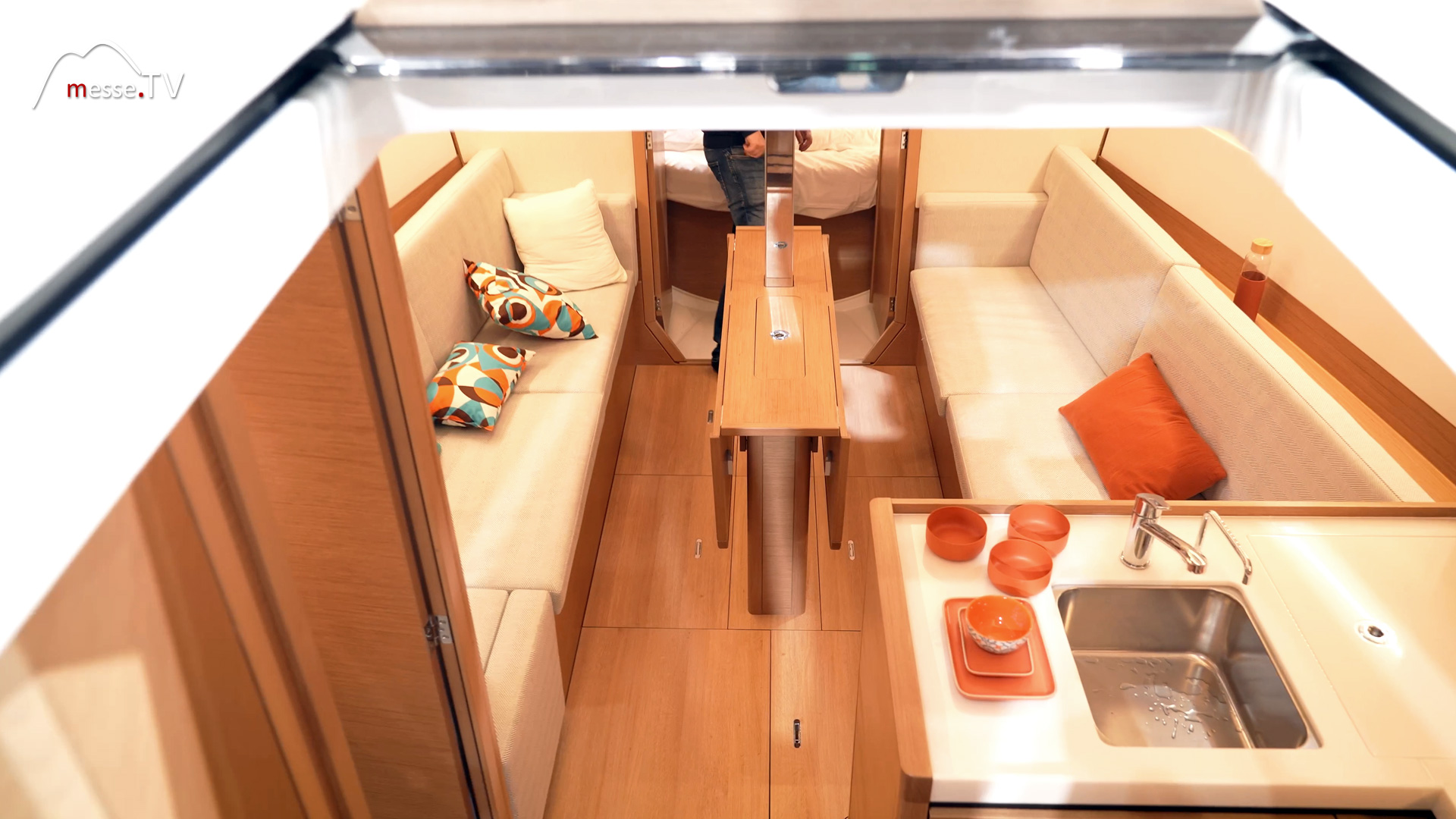 sailing yacht spaciousness saloon for extended stay