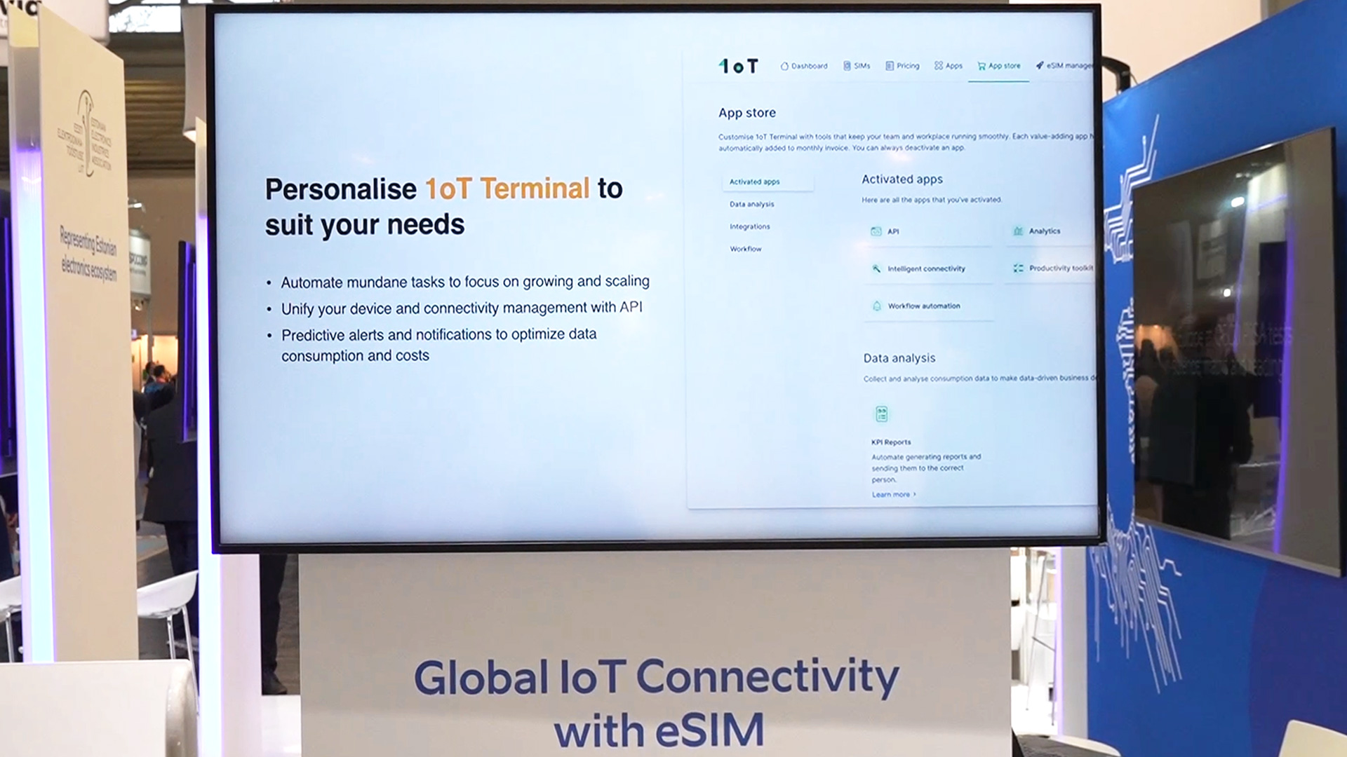 global iot connectivity with esim 1ot electronica munich