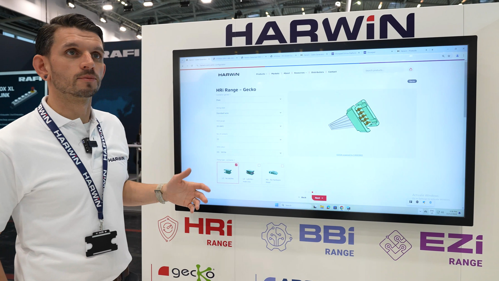 innovative trade fair new products harwin connectors peter scheind electronica 2024