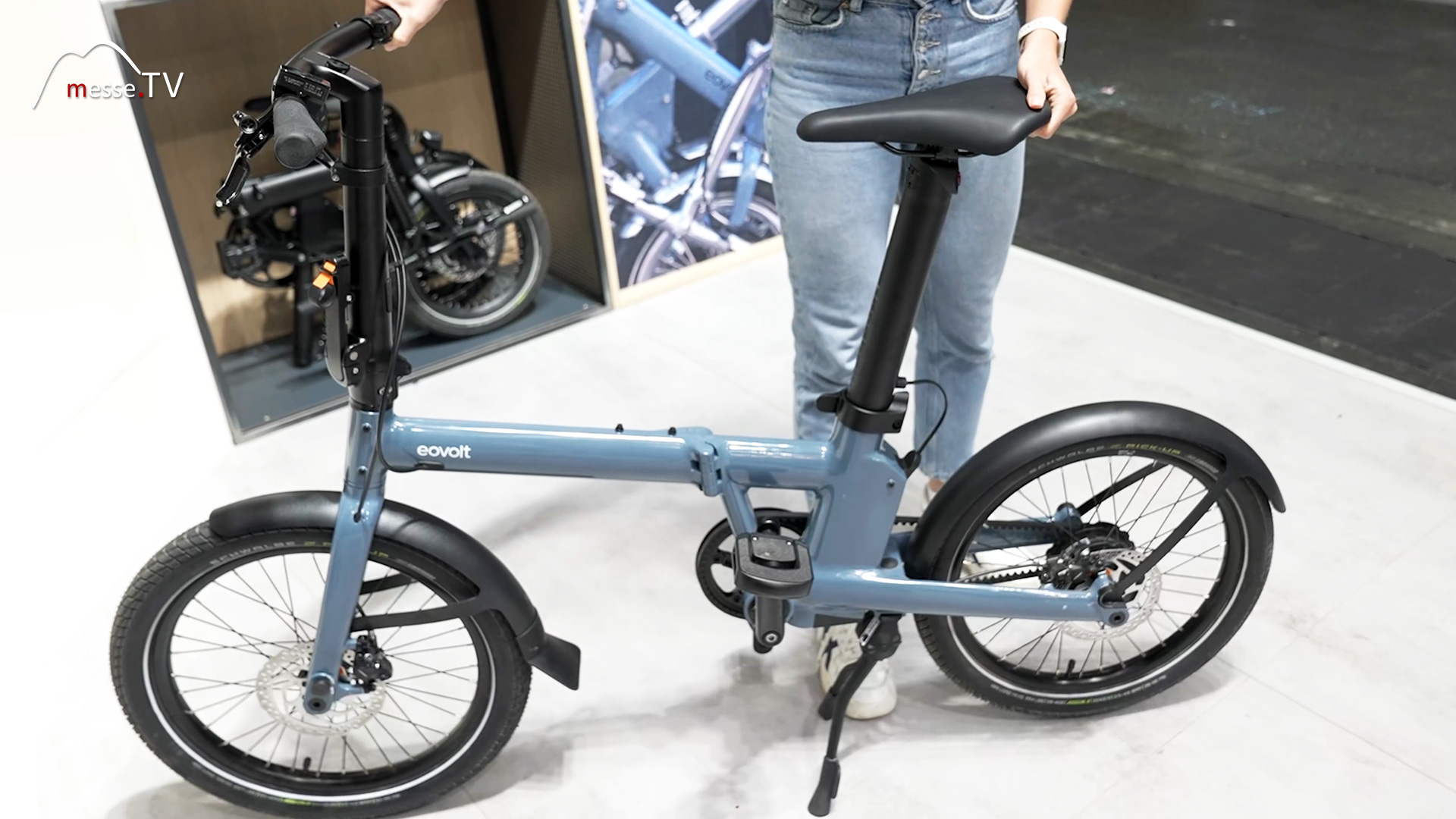 afternoon pro electric folding bike commuter eovolt