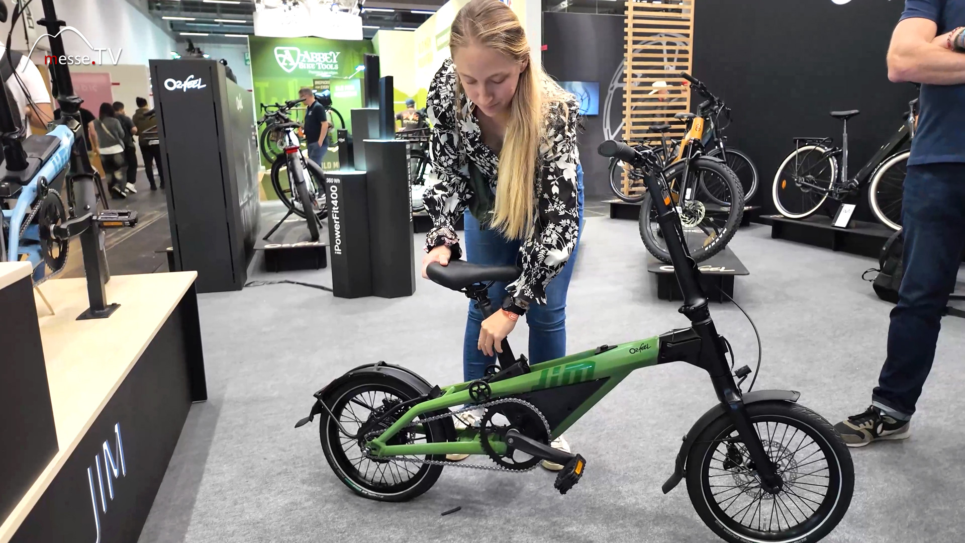 e folding bike aluminum single speed motor eurobike 2024