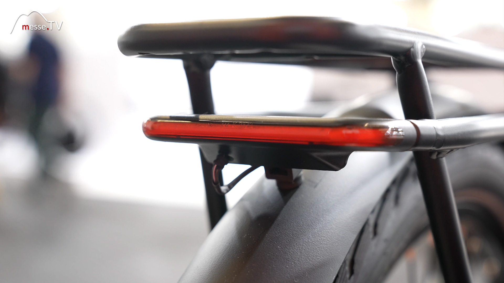 integrated rear light with cob led technology pegasus bikes