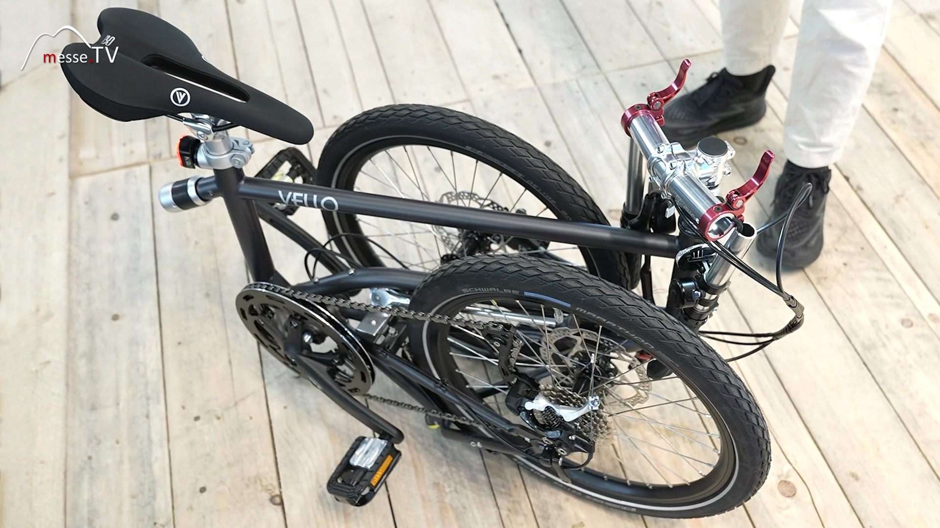 rocky folding bike easily folded vello bike