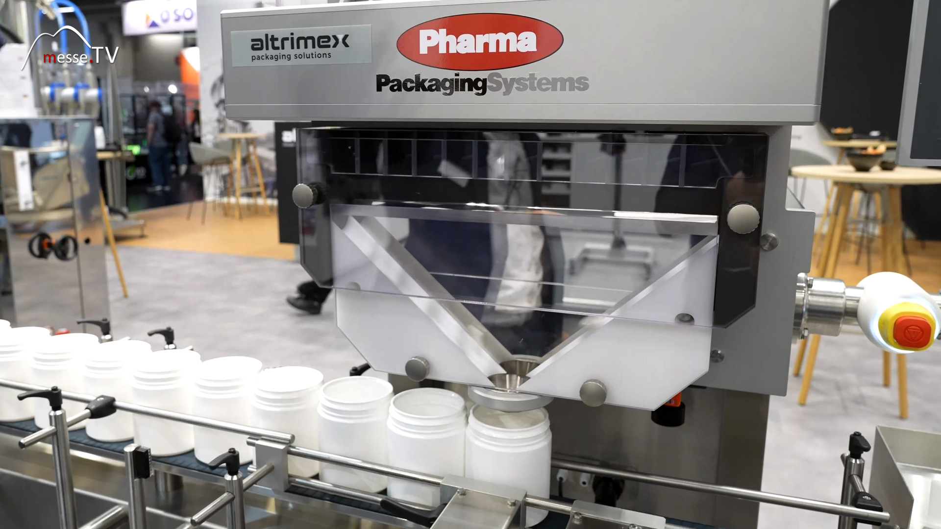 counting unit count infrared sensor during filling with metal part control altrimex fachpack 2024