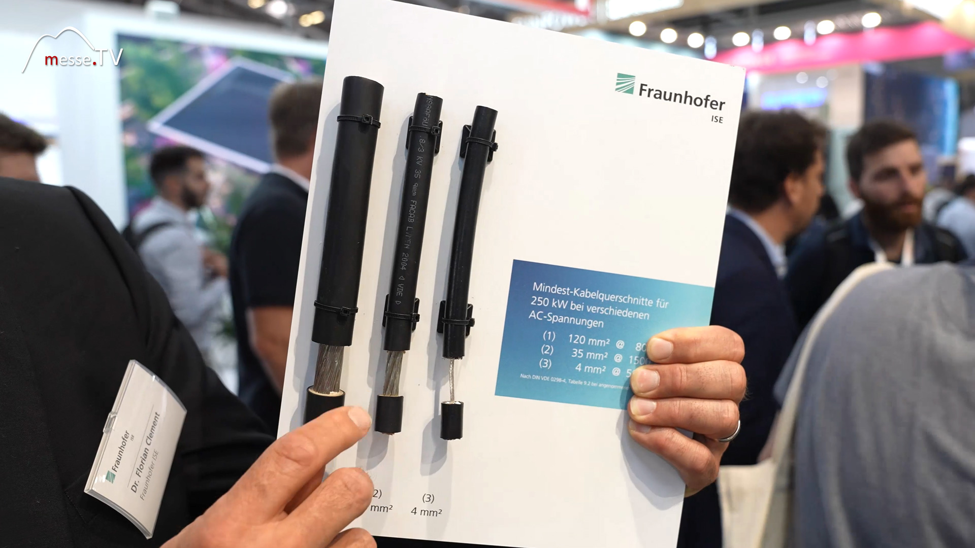 cable cross section ac voltages fraunhofer ise