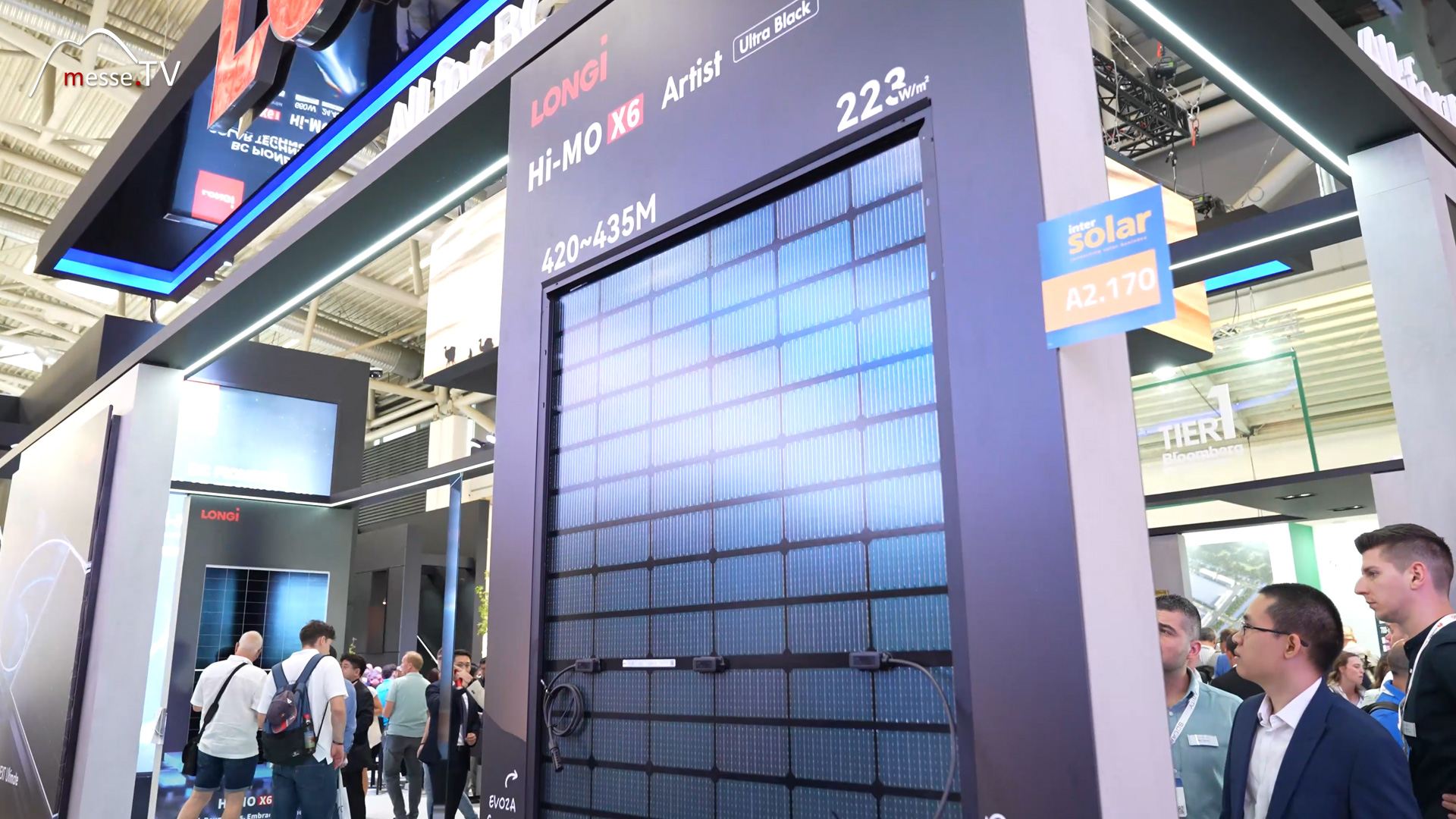 solar module manufacturer longi intersolar exhibition munich