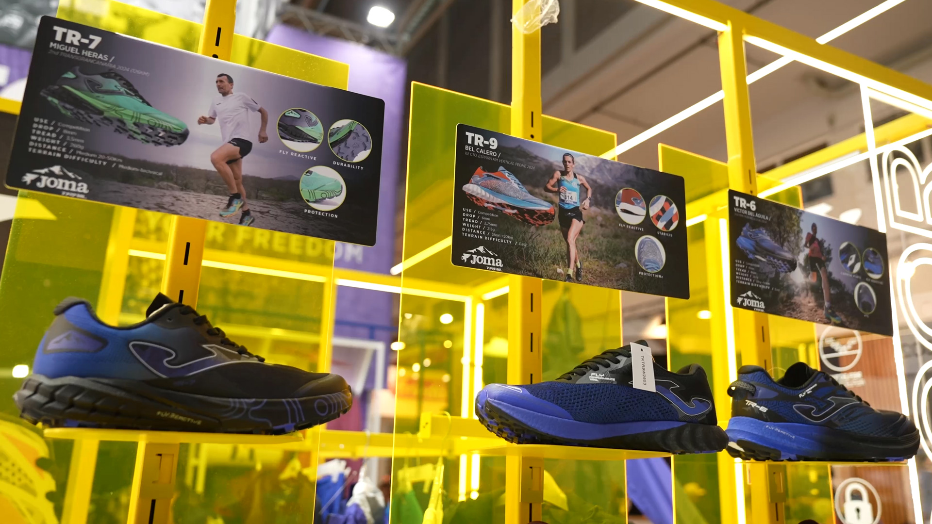 joma ispo munich 2024 running shoes reactive carbon technology