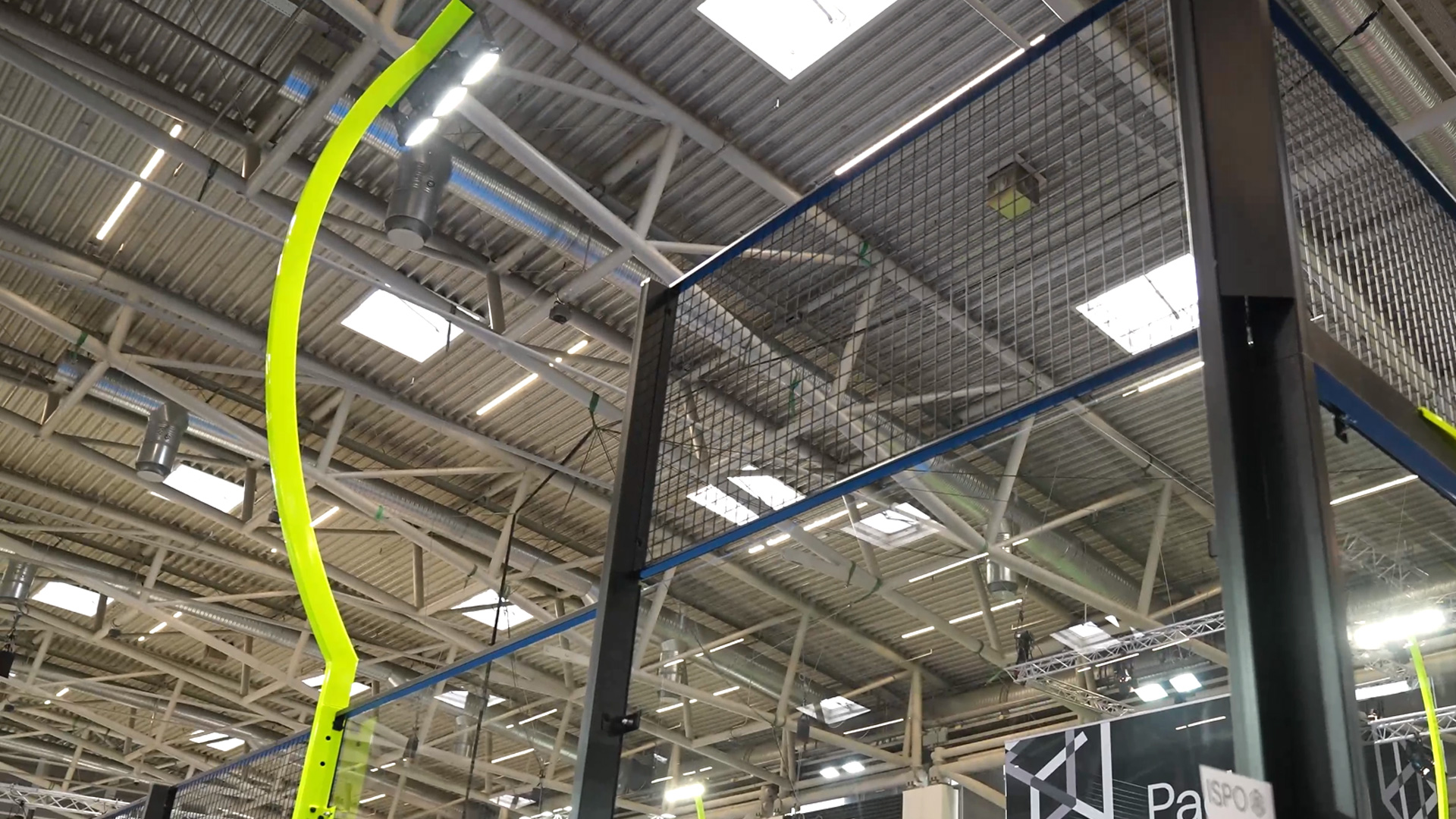 lighting adidas padel court