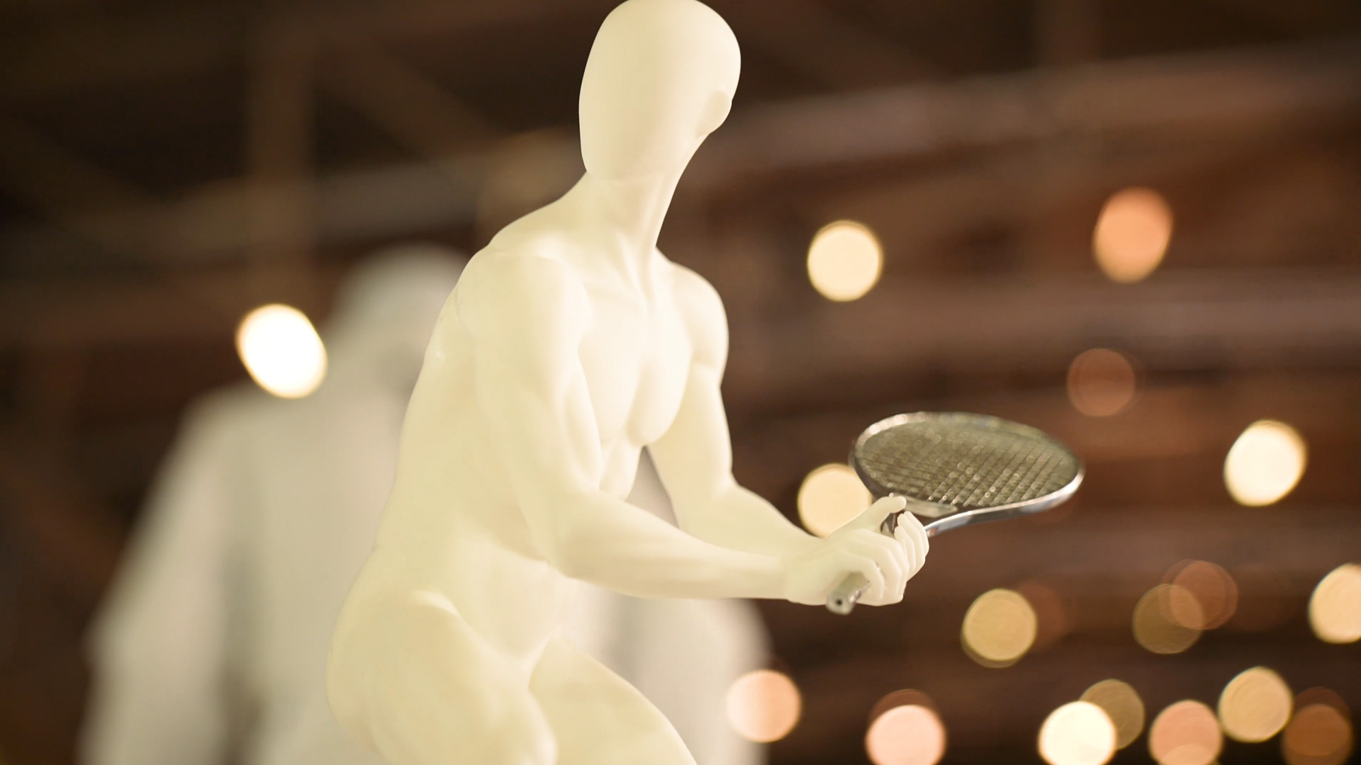 mannequin tennis player 3d print