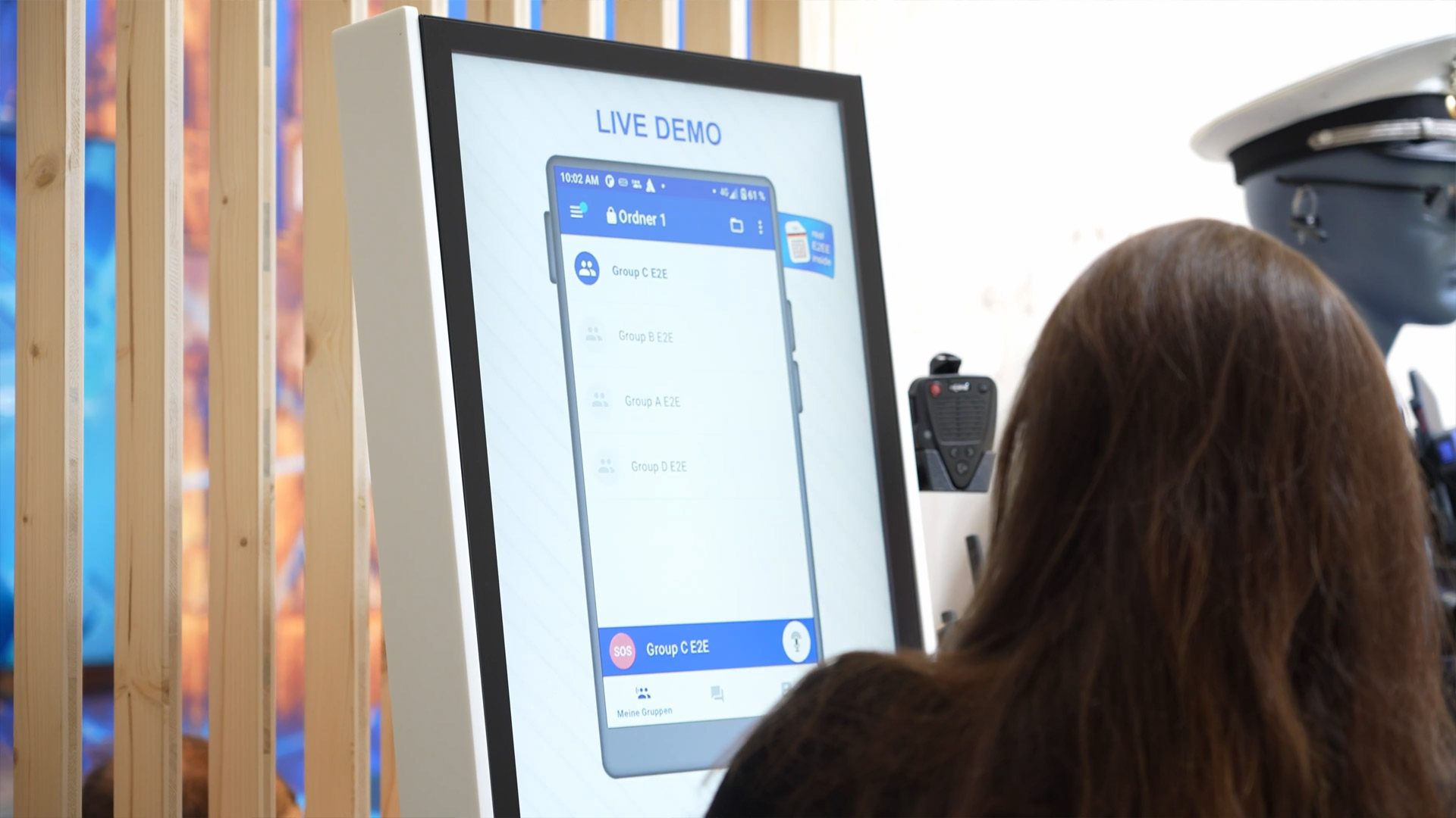 secure end to end encrypted communication for rescue forces also for smartphones airbus