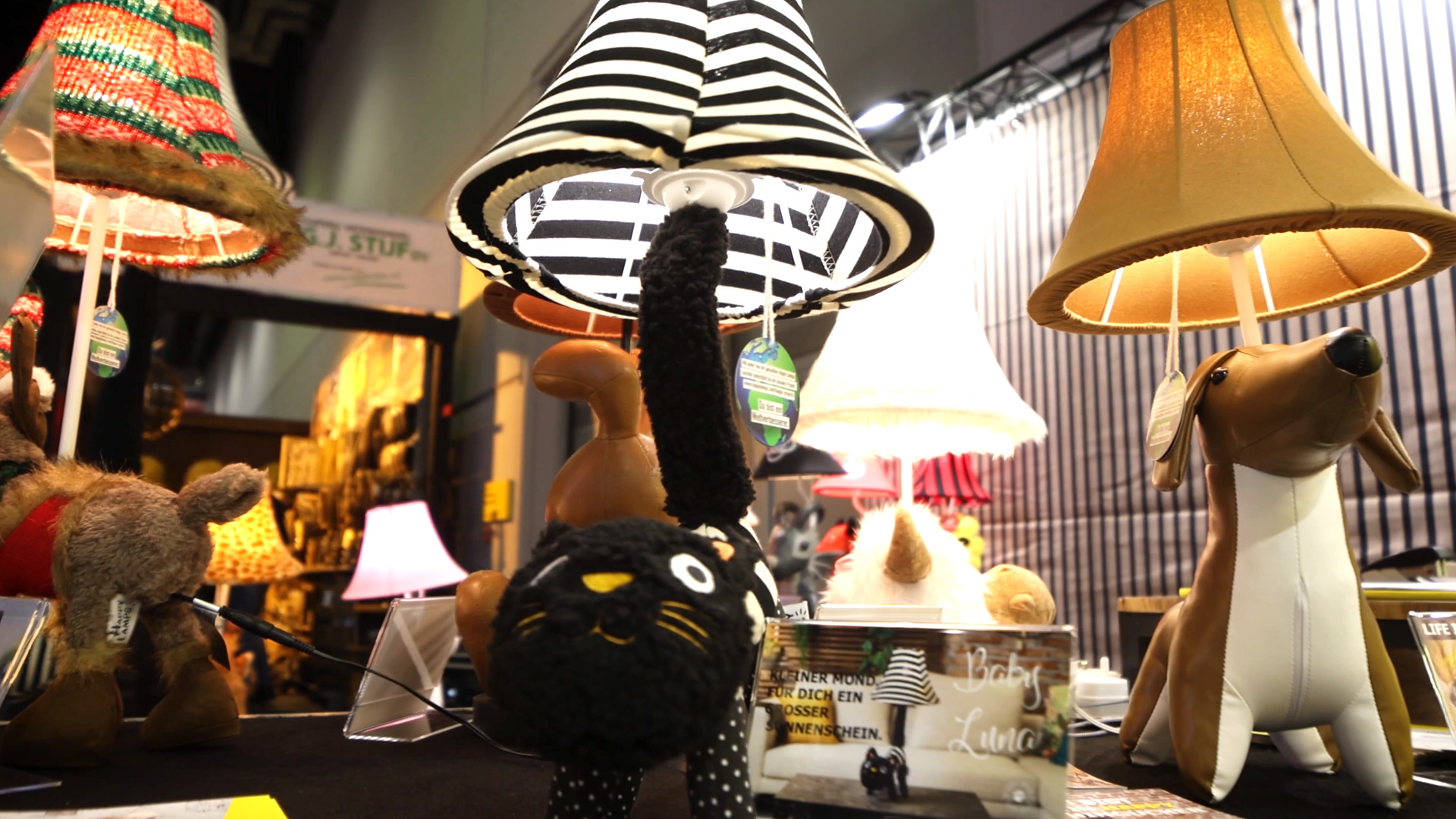 funny animal motif designer lamps