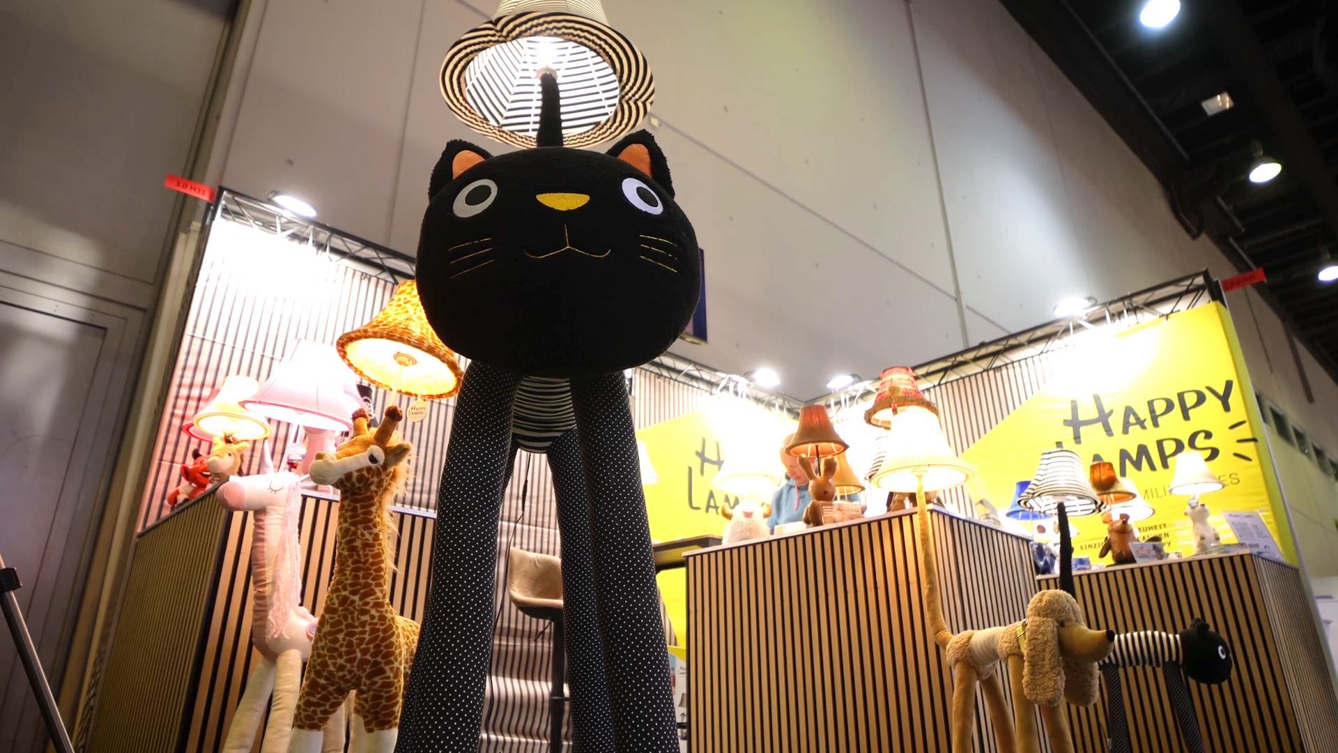 lamp in cat design