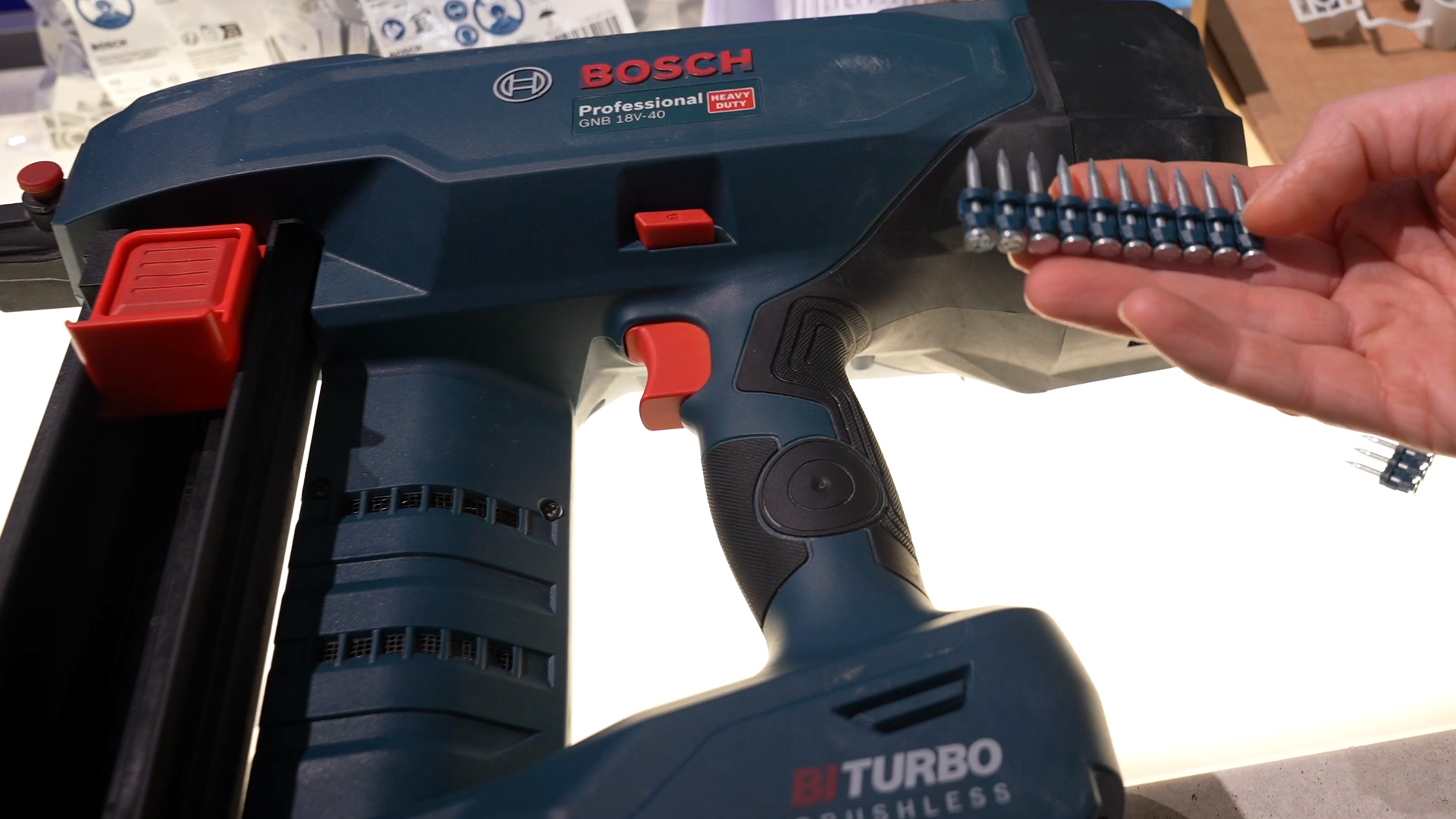 bosch nailer instead of drilling dry wall electrical installation