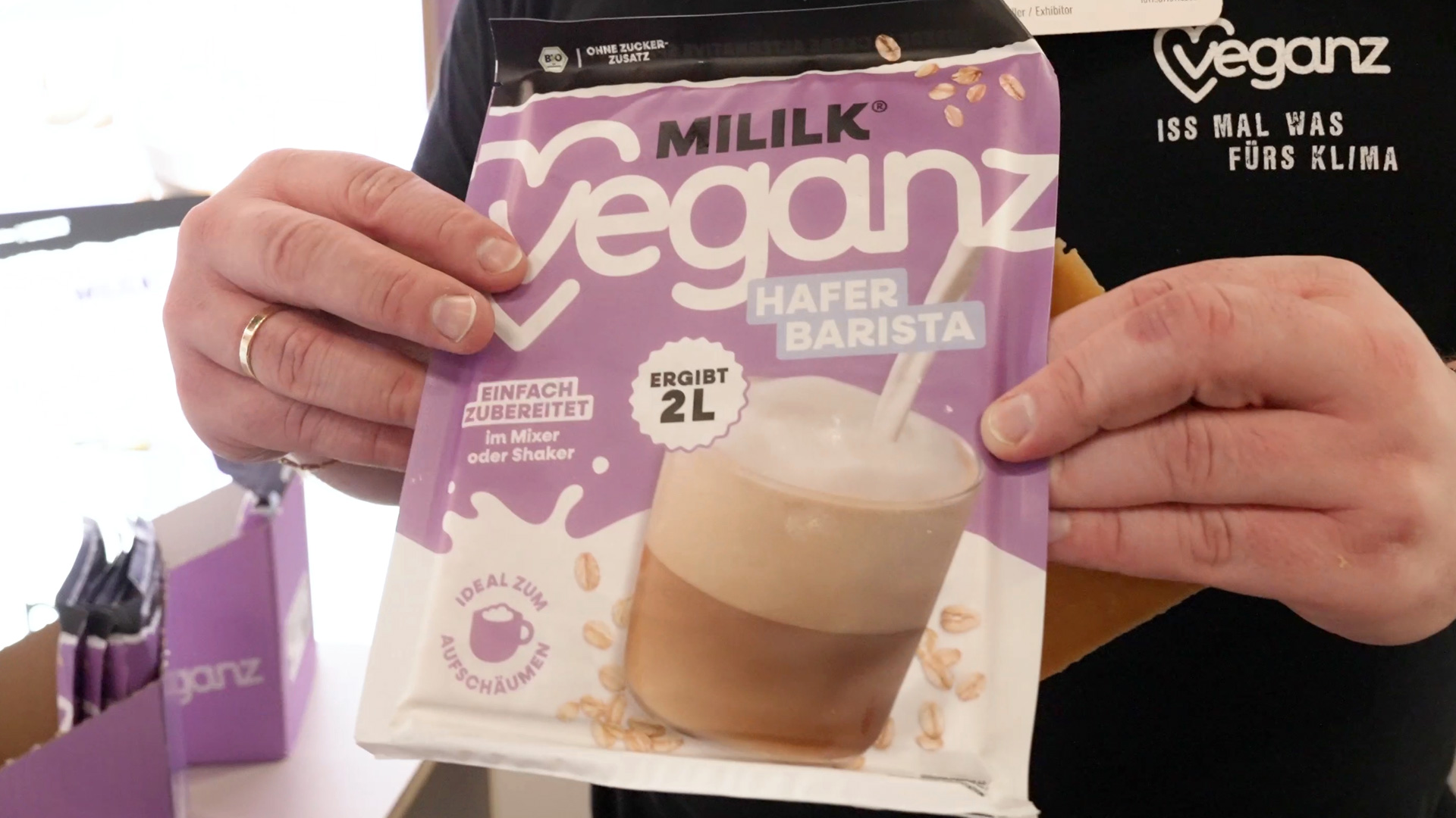 mililk vegan milk alternative made from oat leaves