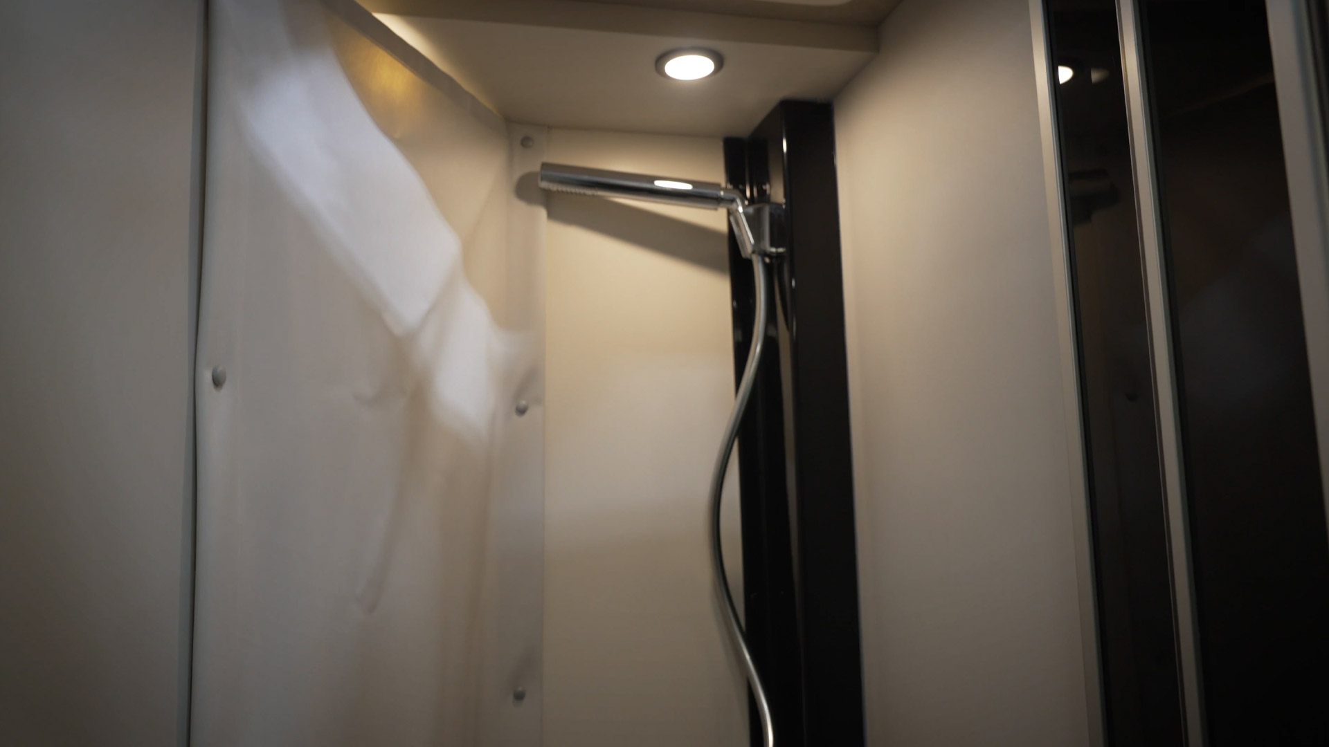 bathroom with shower mobilvetta compact mobile home