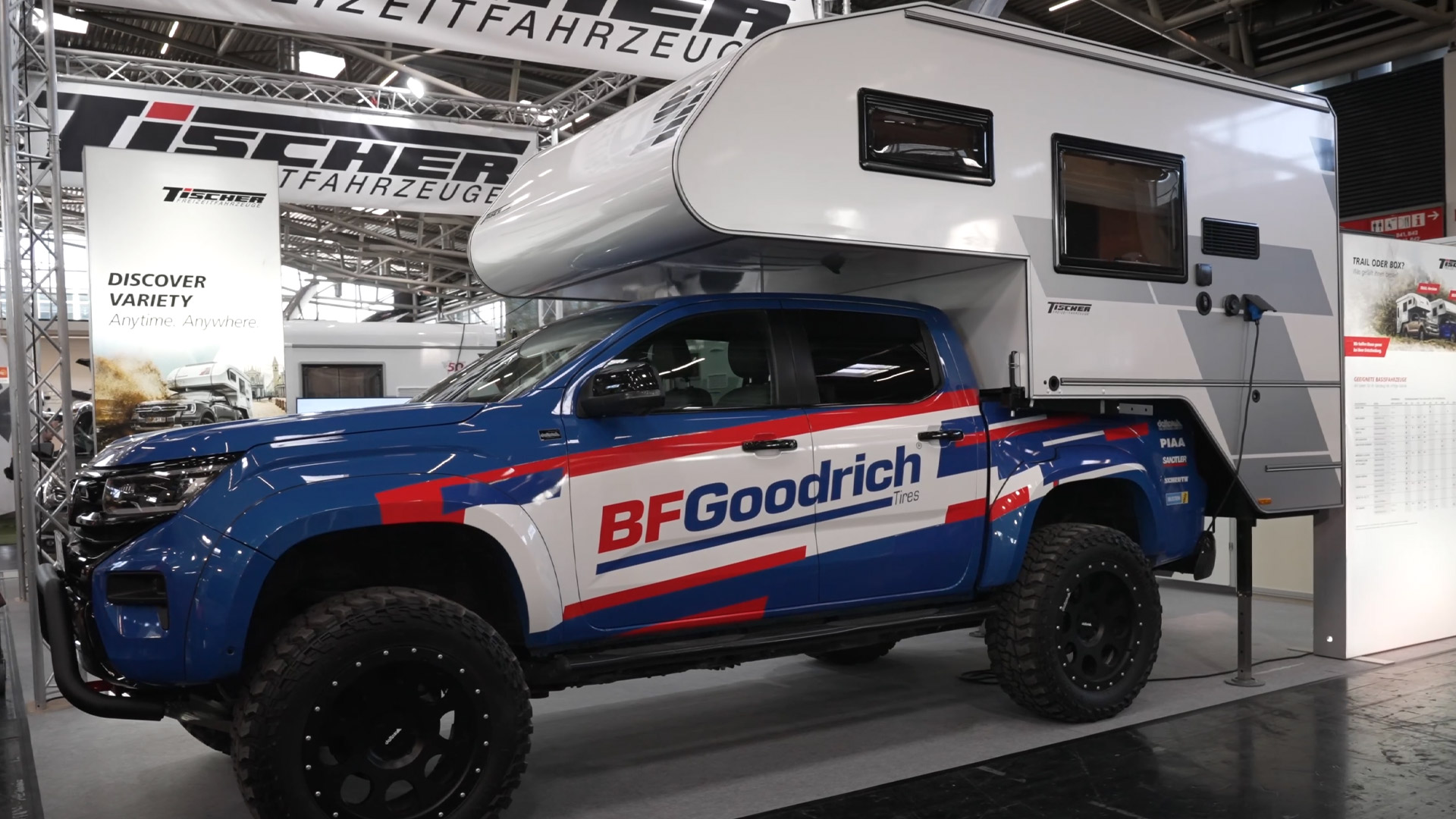 offroad camper vw amarok cabin tischer leisure vehicles