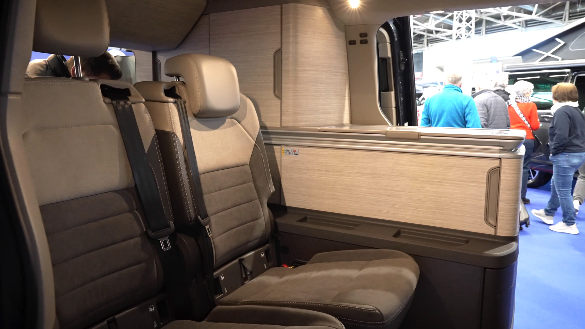 seating area and complete kitchen unit vw california ocean