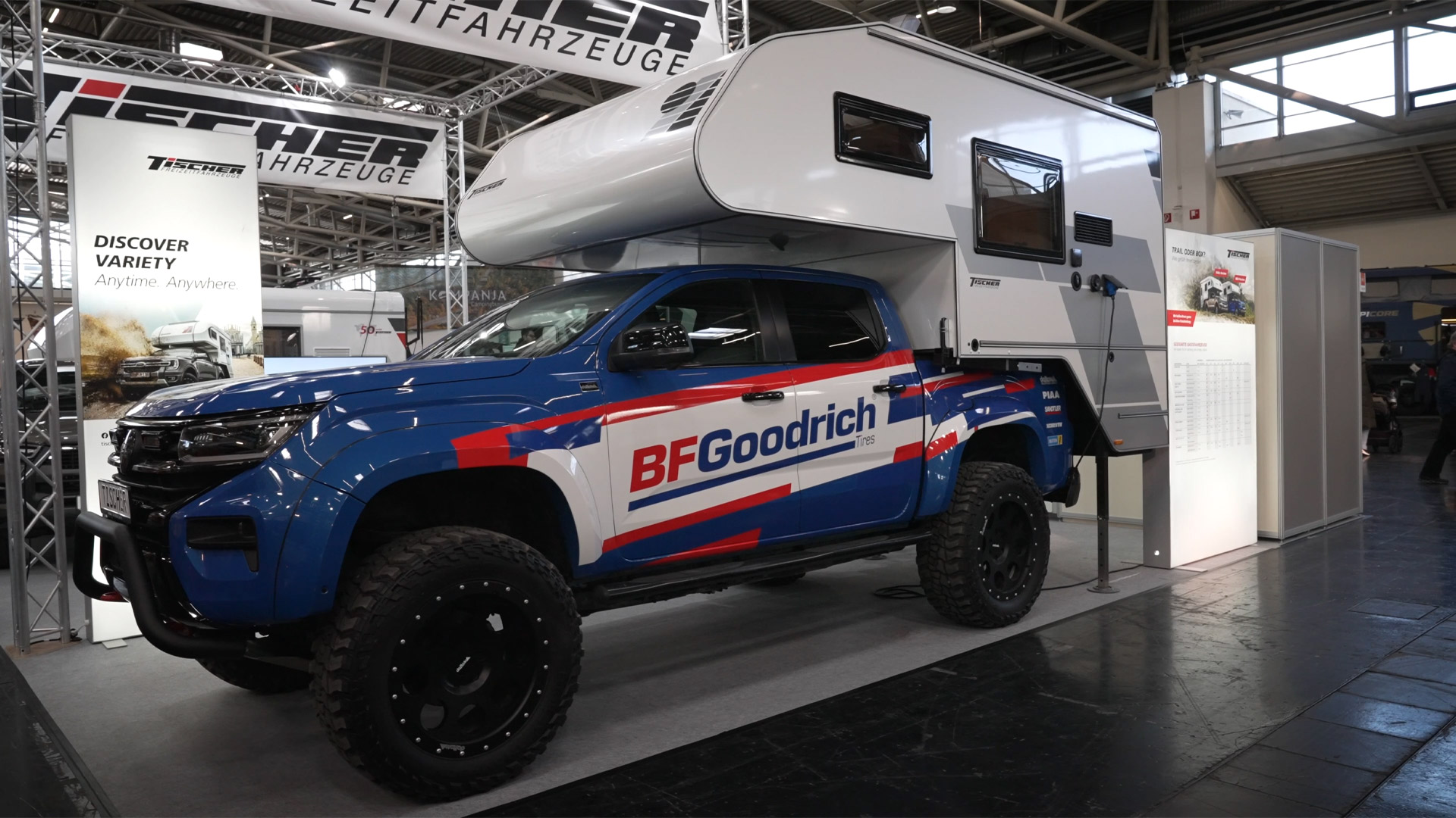 vw amarok camper beast edition with tischer cabin