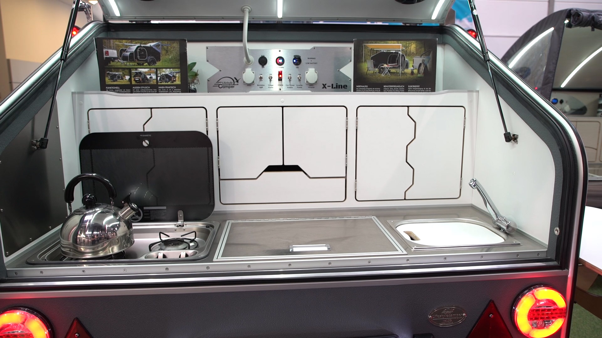 compact caravan kitchen