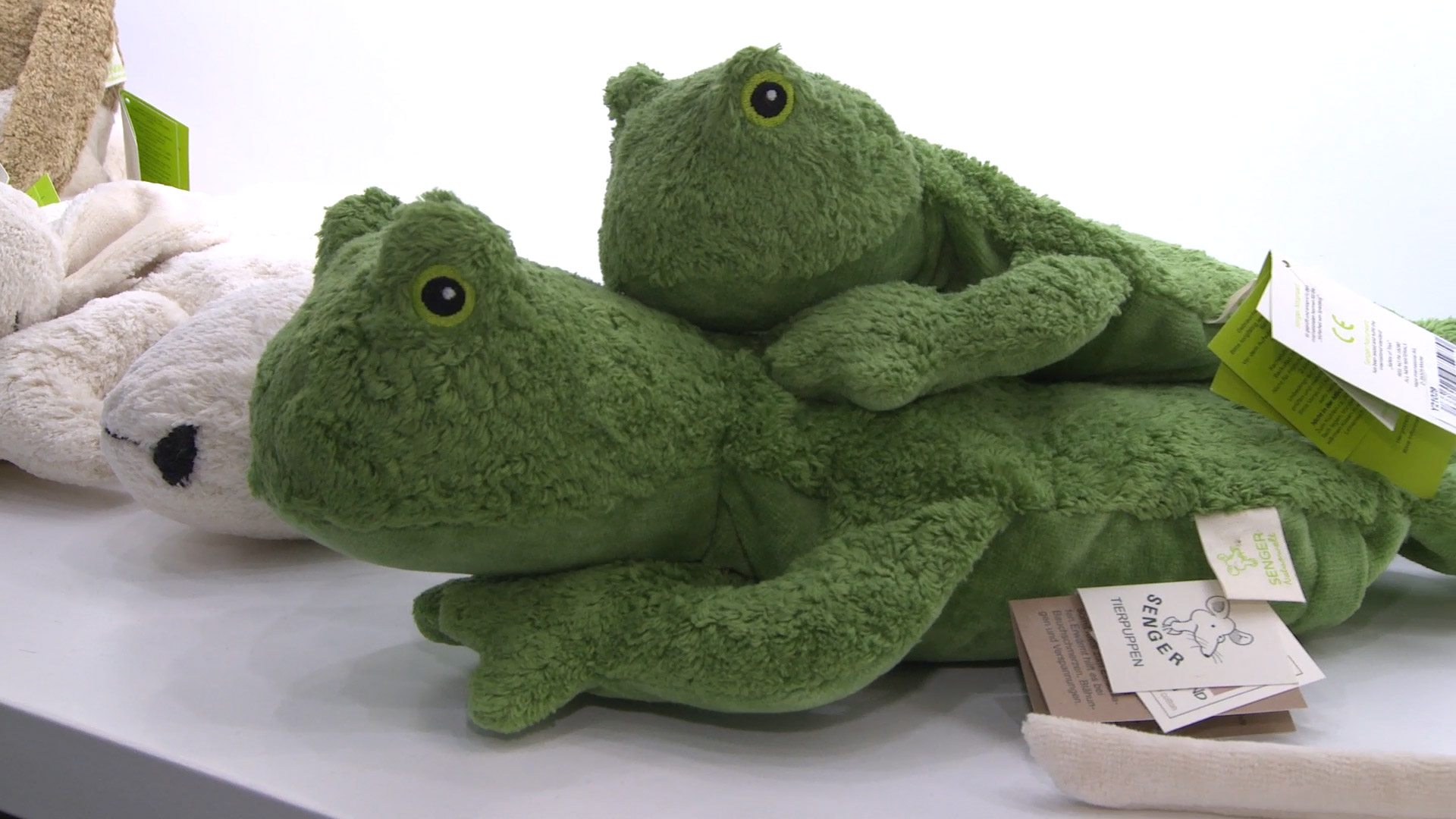 frog plush animal