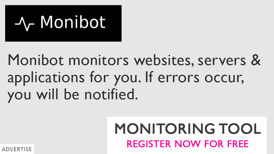 server websiten application monitoring monibot